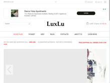 Tablet Screenshot of luxlu.com
